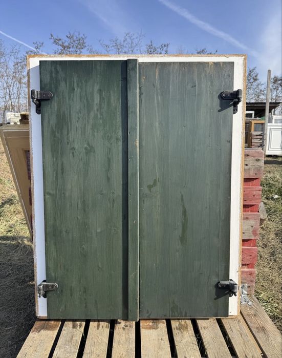 FEREASTRA LEMN  geam termopan obloane H 124 x L 97 Germania