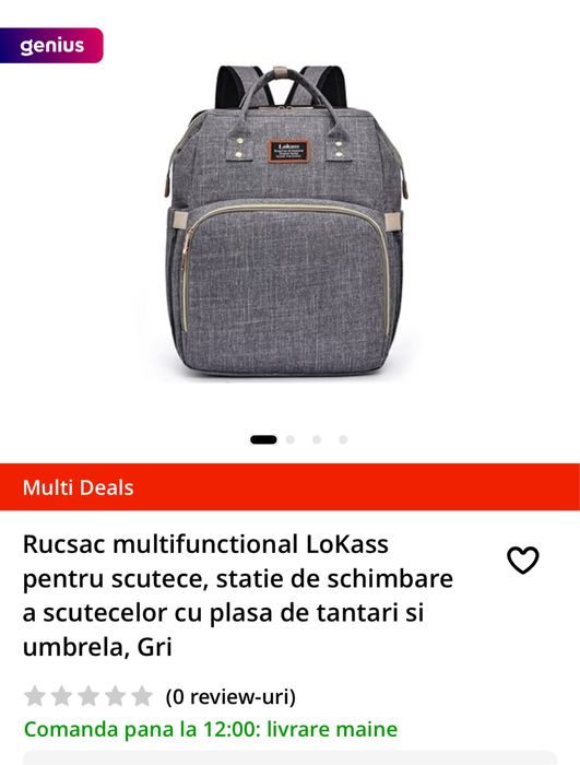 Rucsac LoKass mamici si bebe