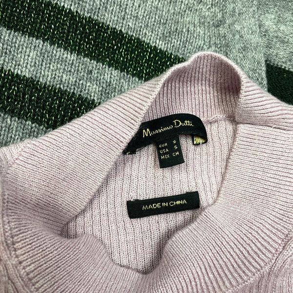 Дамски вълнен пуловер MASSIMO DUTTI | S