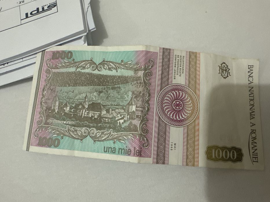 Vand bancnota de 1000 de lei , mai 1933