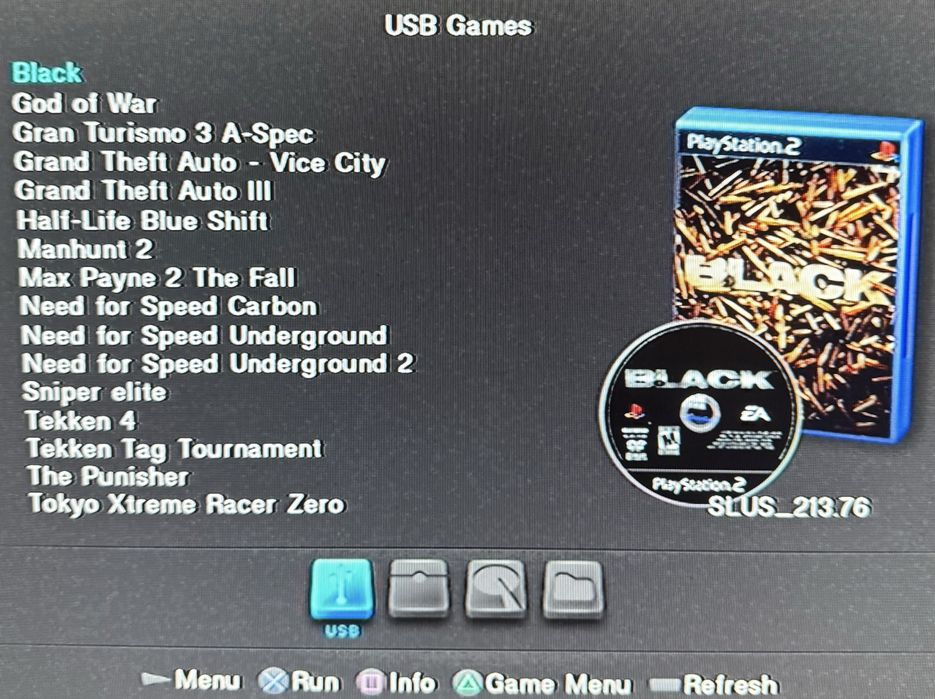 Playstation 2 прошитая с играми на USB