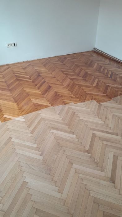 Raschetez parchet vechi cu materialele clientului