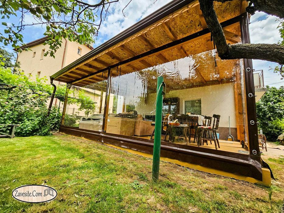 Изработка на Ветроупорни завеси, Сенници, Врати за навеси и Навеси!