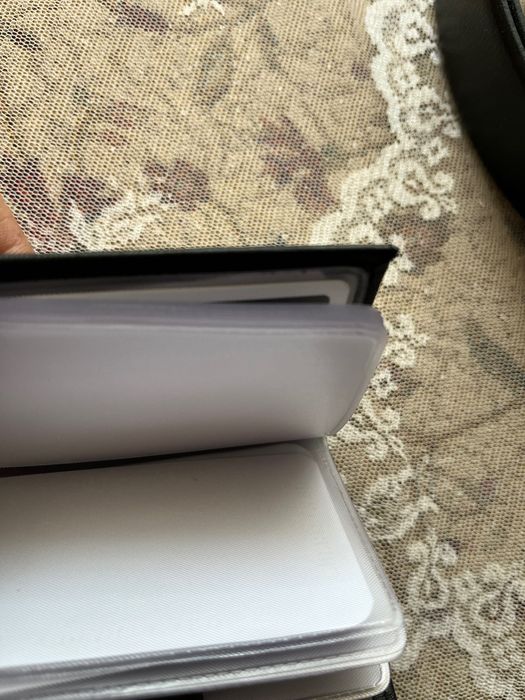 Естествена кожа портмоне, порт карт и колан