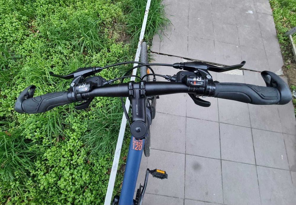 Bicicleta sosea Triban RC120 albastru XS