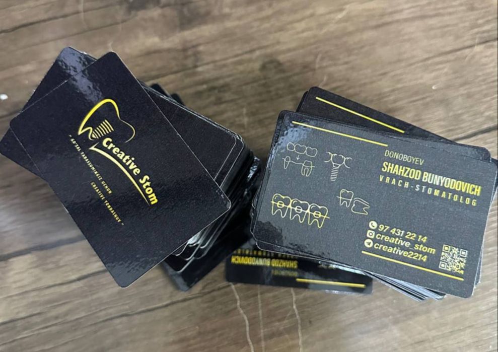 vizitka zakaz + dostavka alohida