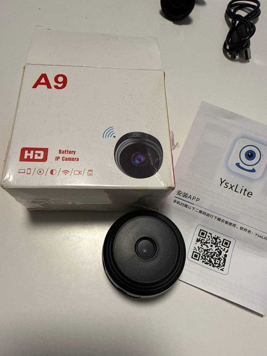 Мини WiFi камера A9 - HD камера за видеонаблюдение, като нова