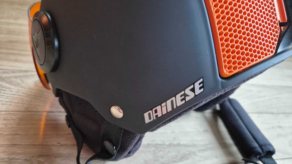 Оранжев, дамски ски шлем, каска за ски, размер S-56, Dainese