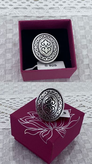 Кольцо серебряное