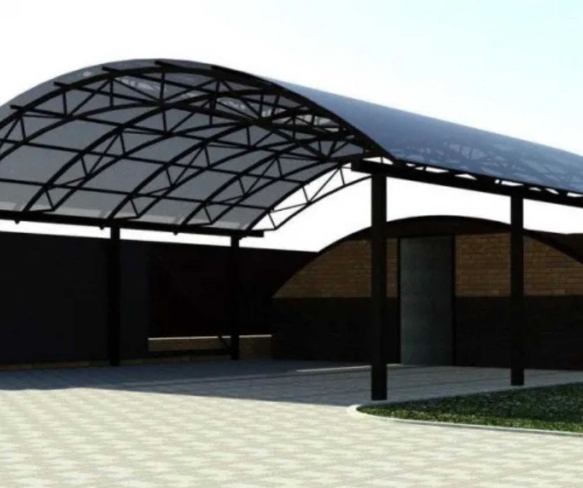 Изготовление Навесов Алматы Навес На Заказ Ворота