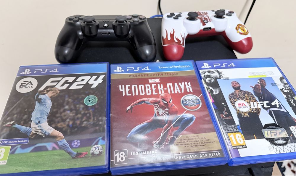 Playstation 4 PS4 Pro 1тр c 3 играми