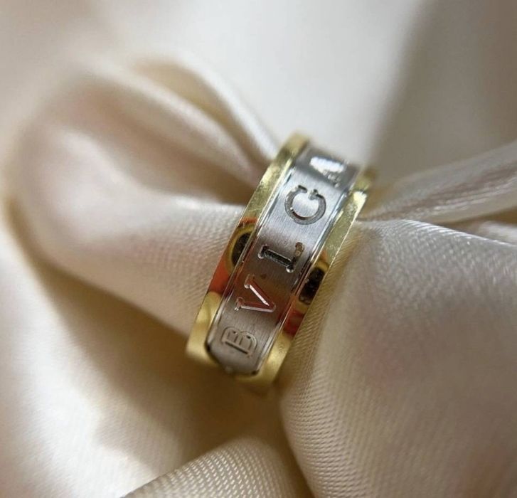 Кольцо bvlgari размер 18,5 4гр