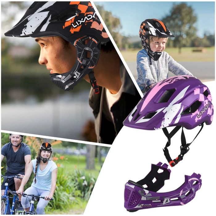 Casca protectie 2 in 1 Lixada pentru copii, Trotineta sau Bicicleta