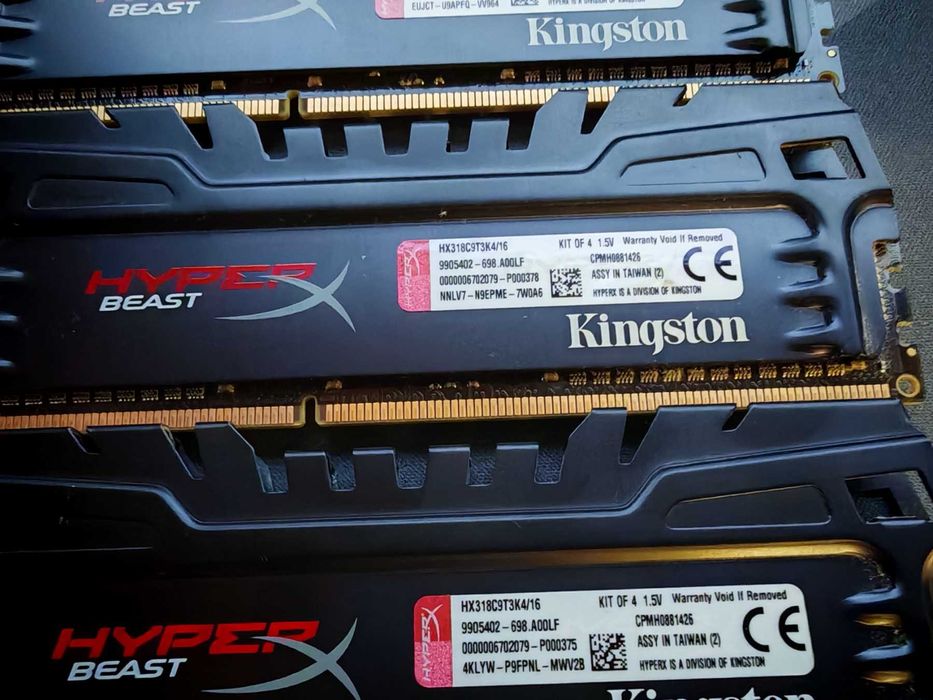 Рам памет G.SKILL Ripjaws X/Kingston HyperX 4x4GB 16GB DDR3 1866Mhz