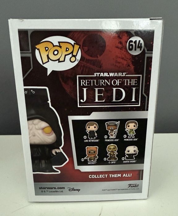 figurina funky pop star wars darth vader 597/ palpatine 614