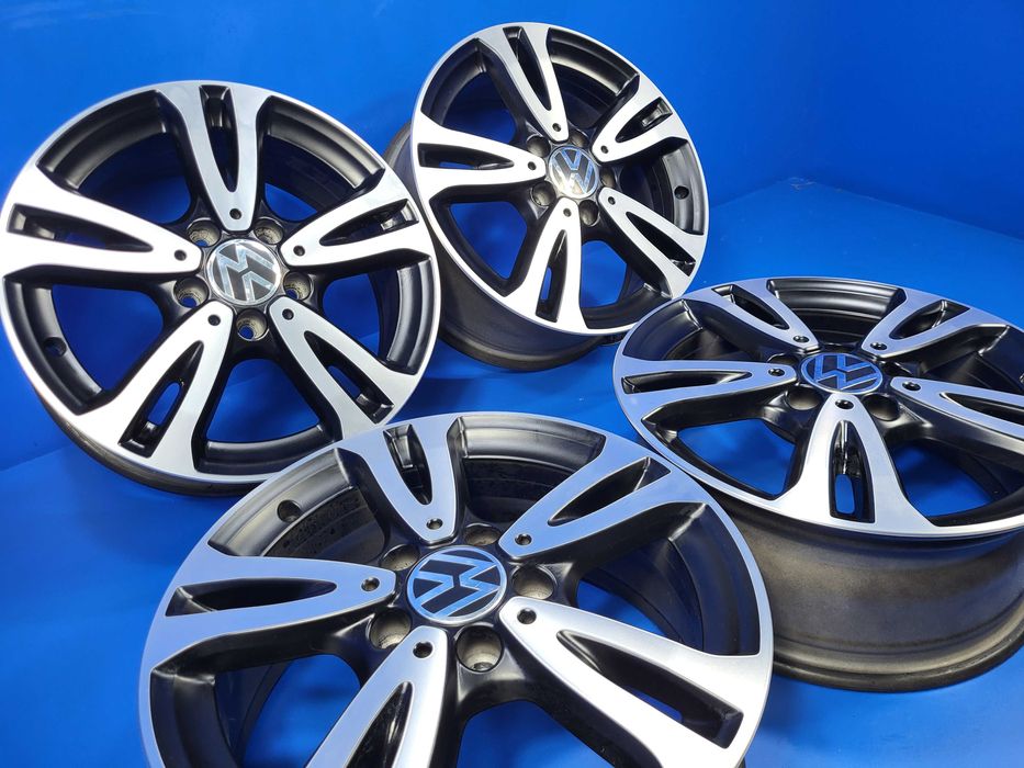 Jante bicolore 5x112 R16 pt Vw Golf 5-6-7, Jetta, Touran, T-Roc etc