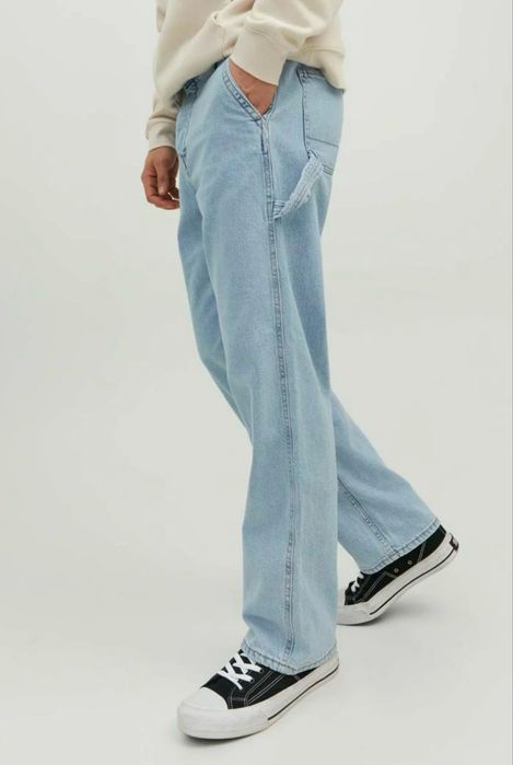 Jack & Jones Eddie - Jeans/Blugi loose fit - blue denim