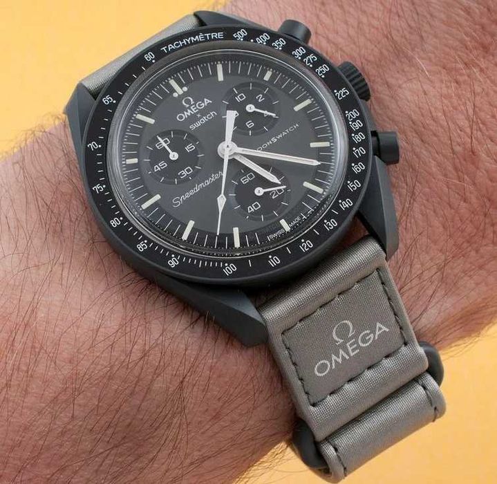 Ceas SWATCH X OMEGA MISSION TO MERCURY-Chronograf Superb Nou 2026 !!