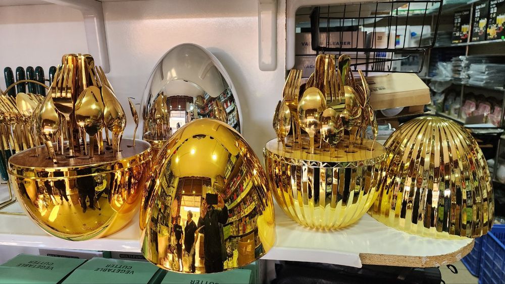 Tilla tuxum  nabor qoshiq vilka pichoq