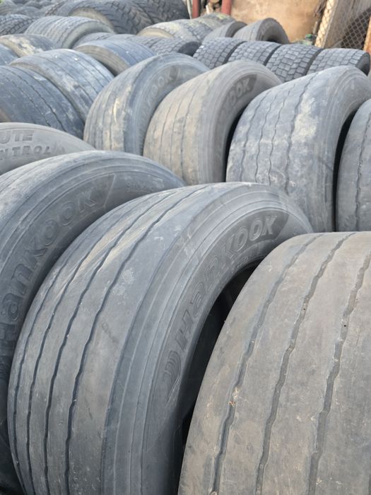 385/55 R22.5 Anvelope Semiremorca  Continental Hankook Semperit Bridgestone Fulda Stare Impecabilă.