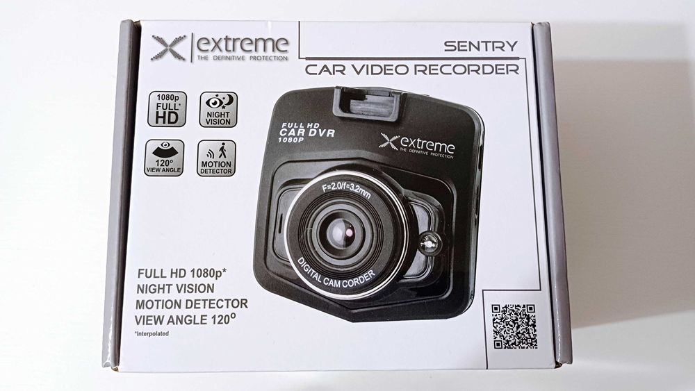 Видeорегистратор за кола Extreme Full HD,2.4 LCD екран, Slim, микрофон