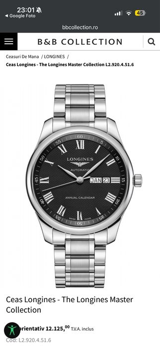 Longines Master Collection