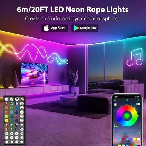 Нови Гъвкави 6m неонови LED ленти IP65 гейминг стая парти осветление