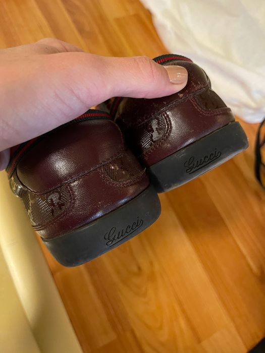 Adidasi piele Gucci