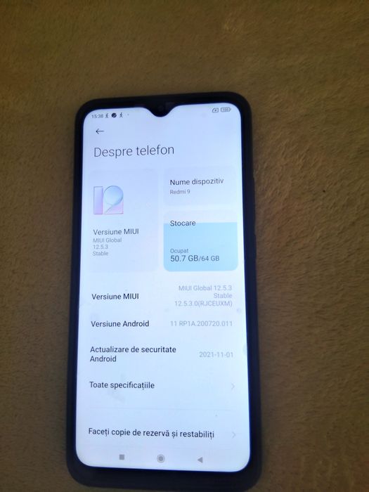 Vand redmi 9 detali la nr