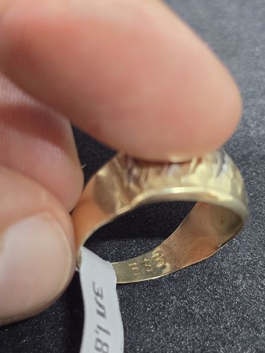 Златен пръстен 14К с проба 585 1.8гр