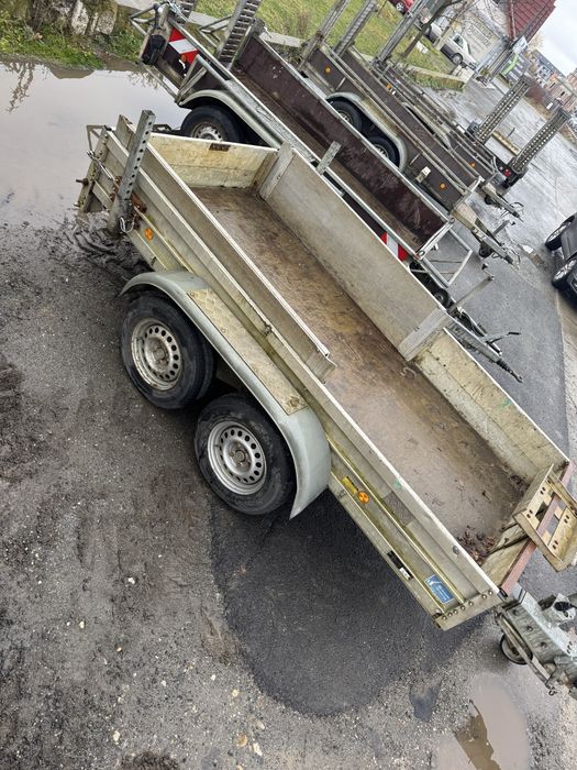 Remorca utilaje cu rampe aluminiu 3000kg Variante cu Logan Mcv,Vw Cady