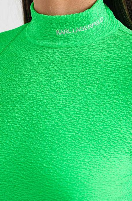 Bluza Karl Lagerfeld, slim-fit, Neon green, XS