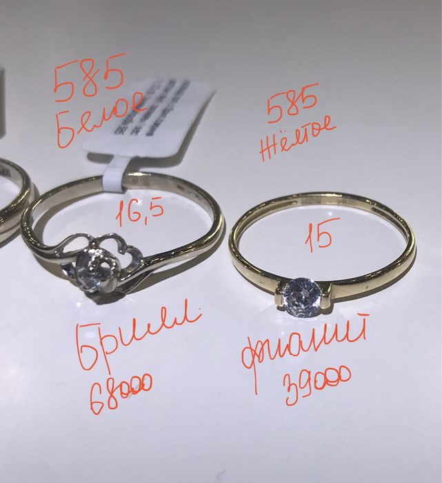 Продам золотые серьги с бриллиантами 585 пробы