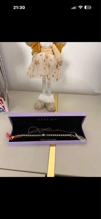 Bratara Tassioni placata cu aur 14k