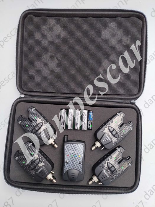 Set 4 Avertizori cu Statie ROBINHAN 4 CULORI CU LUMINA VEGHE si penar