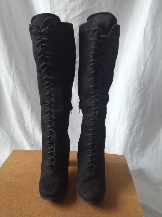 № 41 дамски ботуши с висок ток и връзки WILD DIVA