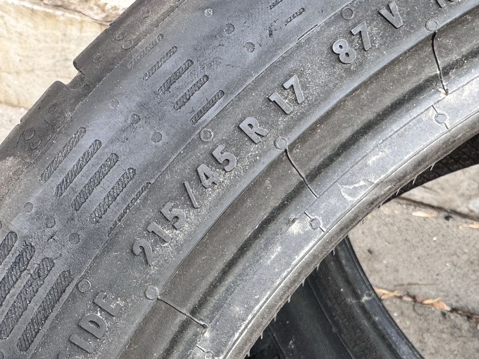 215/45/R17 Continental EcoContact5 2бр летни dot0317