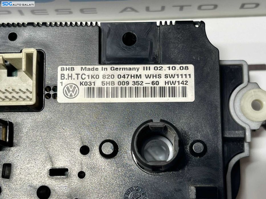 Climatronic Panou Comanda AC Aer Conditionat Clima Volkswagen Tiguan 2008 - 2011 Cod 1K0820047HM [1055]