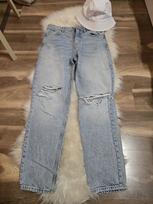 ZARA светли дънки уникални