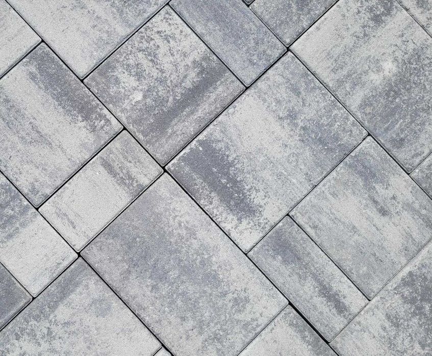 REDUCERE! Pavaj City Trio combi 4 cm, grafit nuantat, gri bazalt