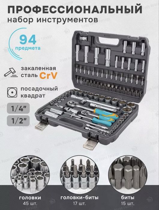Набор ключей фирмы ILO FORCE 82 предметов