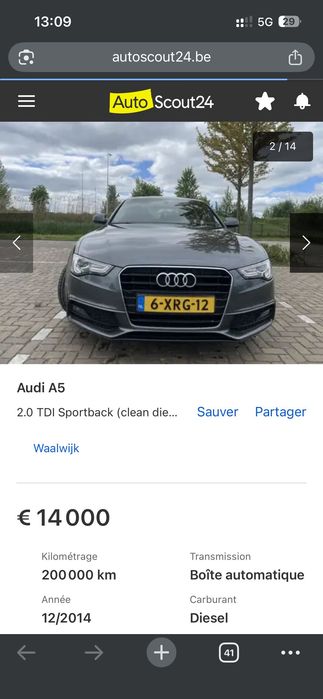 Audi A5 S-Line 2015