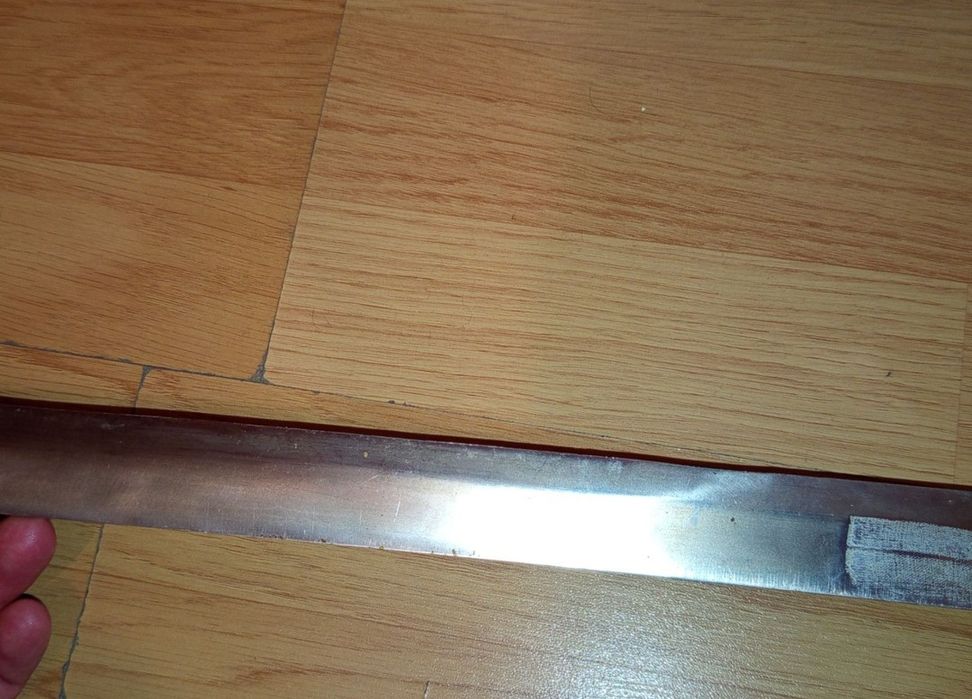 Sabie vintage robustă, lamă de inox solida, turnată dintr-o bucată