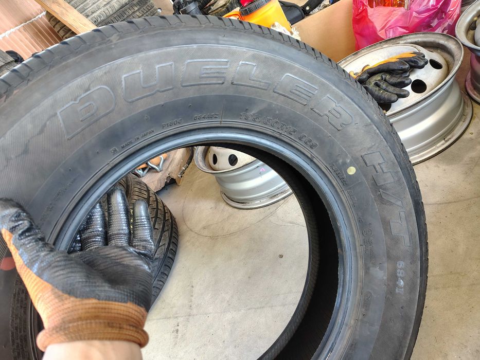 4бр.всесезонни гуми BRIDGESTONE 195 80 15 DOT19 цена за брой