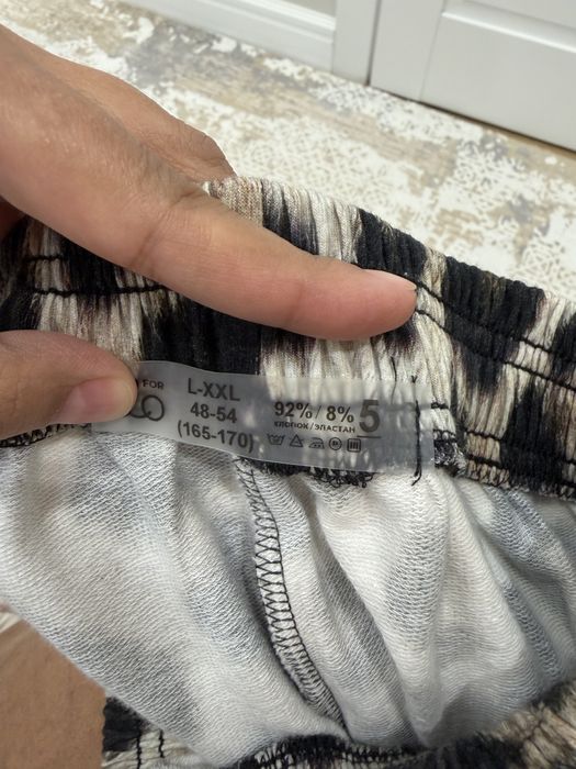 Леопардовые джоггеры хлопок