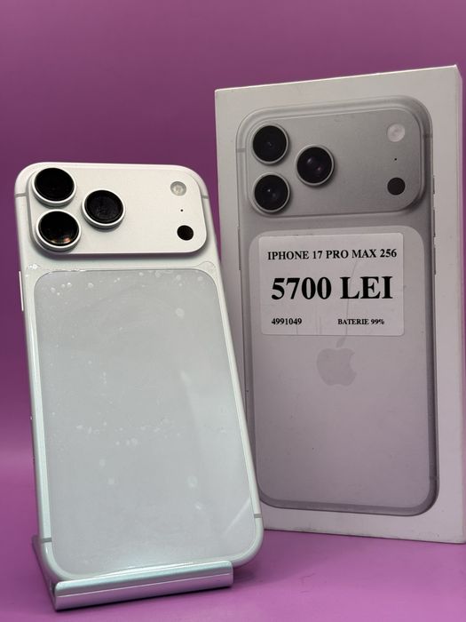 Iphone 17 pro max 256gb•amanet matei crangasi•4991