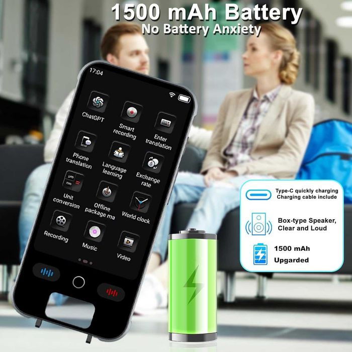 Многоезичен незабавен гласов преводач, скенер преводач с 90 езика, едновременен гласов преводач