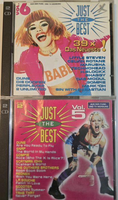 CD-uri originale „Just The Best” – 1995 Vol. 5  și 6