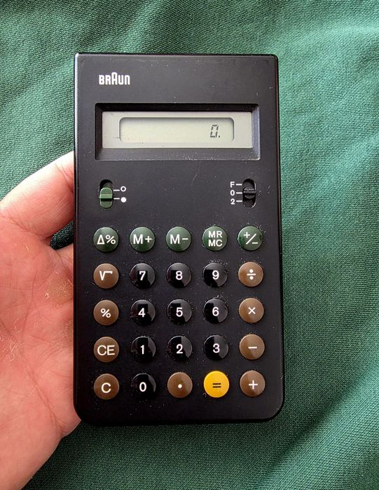 Calculator Braun AG Typ 4993 Dieter Rams