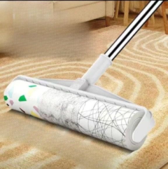 Швабра с липким роликом